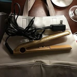 Ultra Chi Gold Glitter Ceramic Flat Iron